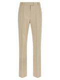 2026 New Arrival 'S Max Mara Beige Cotton Cropped Pants