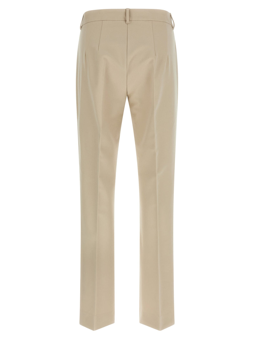 2026 New Arrival 'S Max Mara Beige Cotton Cropped Pants