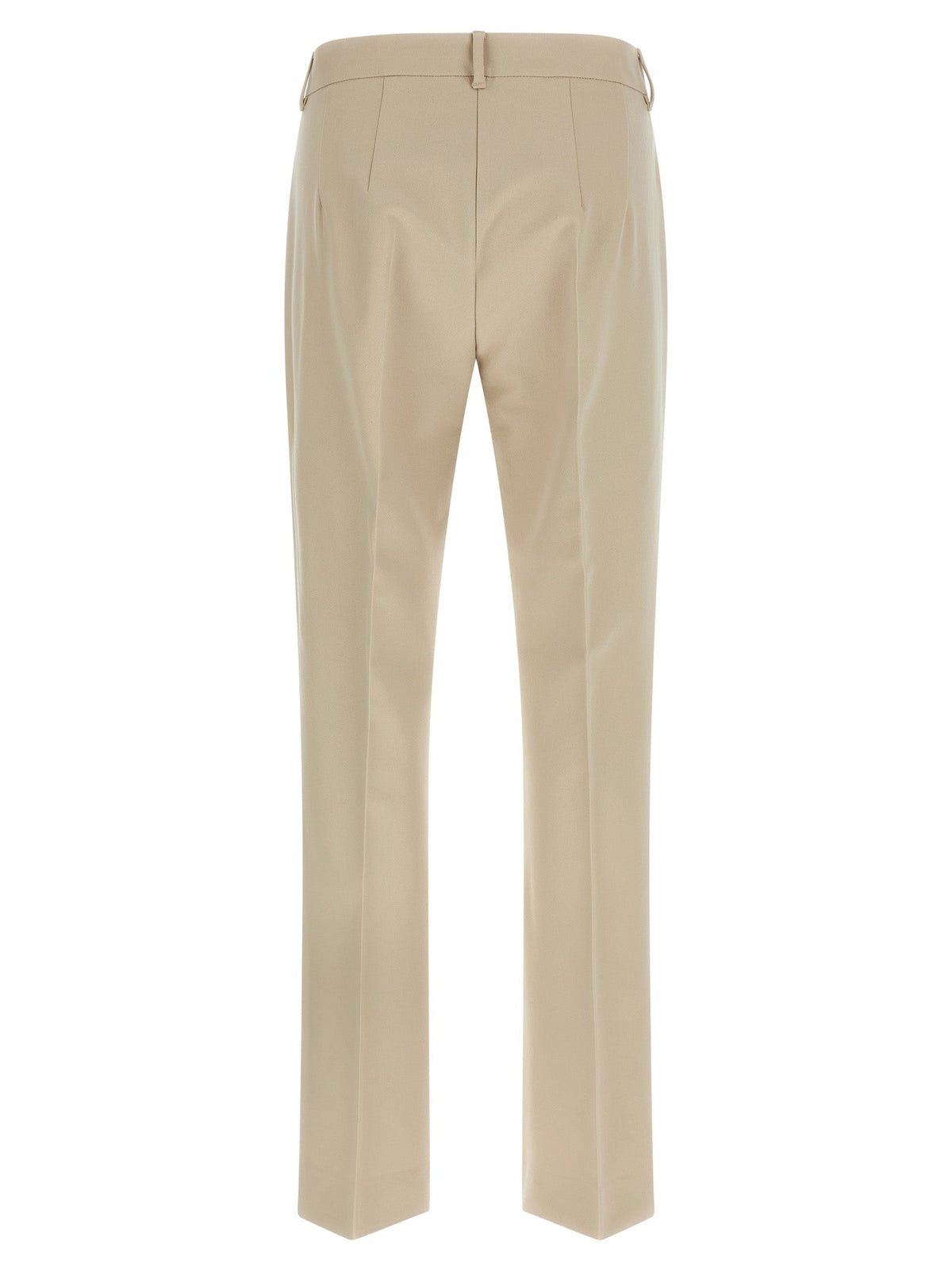 2026 New Arrival 'S Max Mara Beige Cotton Cropped Pants