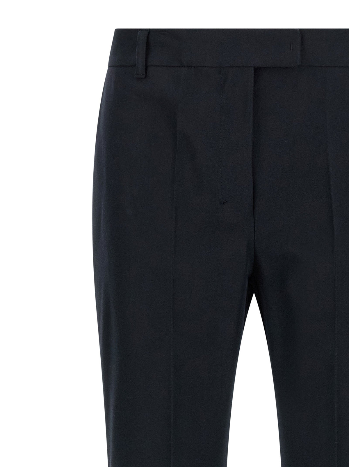 2026 New Arrival 'S Max Mara Blue Cotton Flared Pants