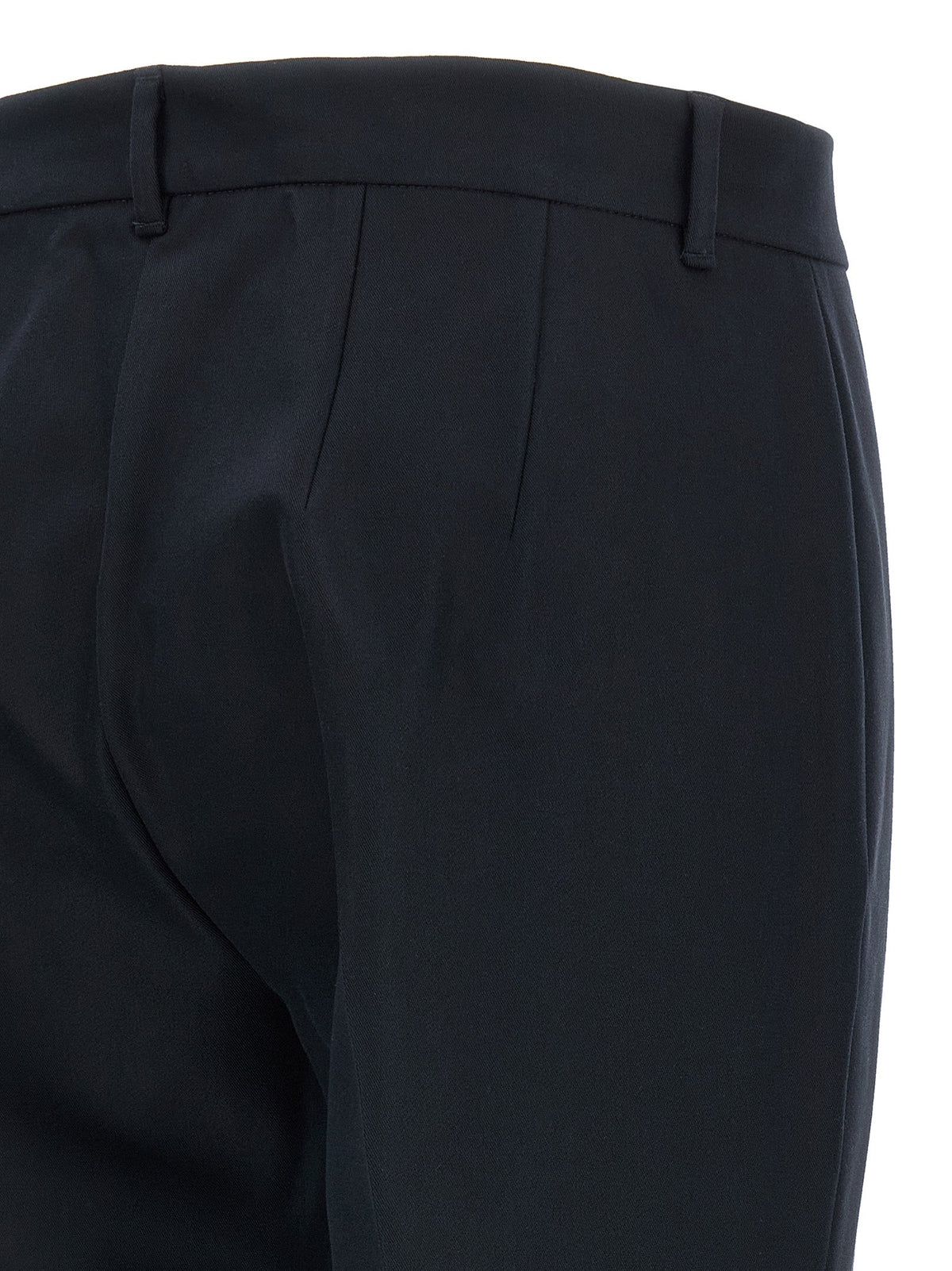 2026 New Arrival 'S Max Mara Blue Cotton Flared Pants
