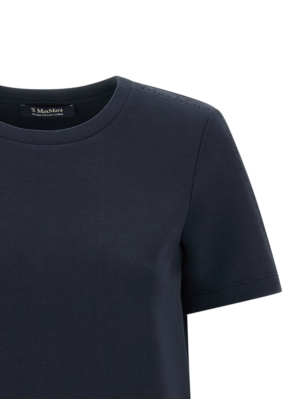 2026 New Arrival 'S Max Mara Blue Cotton T-Shirt