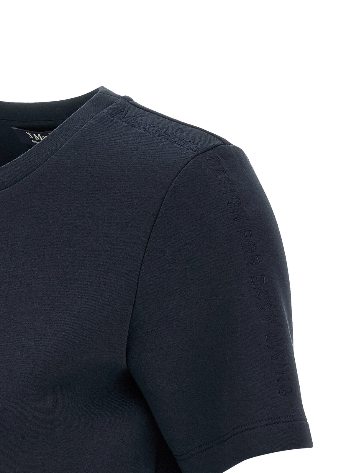 2026 New Arrival 'S Max Mara Blue Cotton T-Shirt