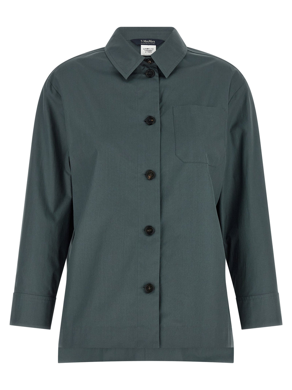 2026 New Arrival 'S Max Mara Gray Cotton Blouse