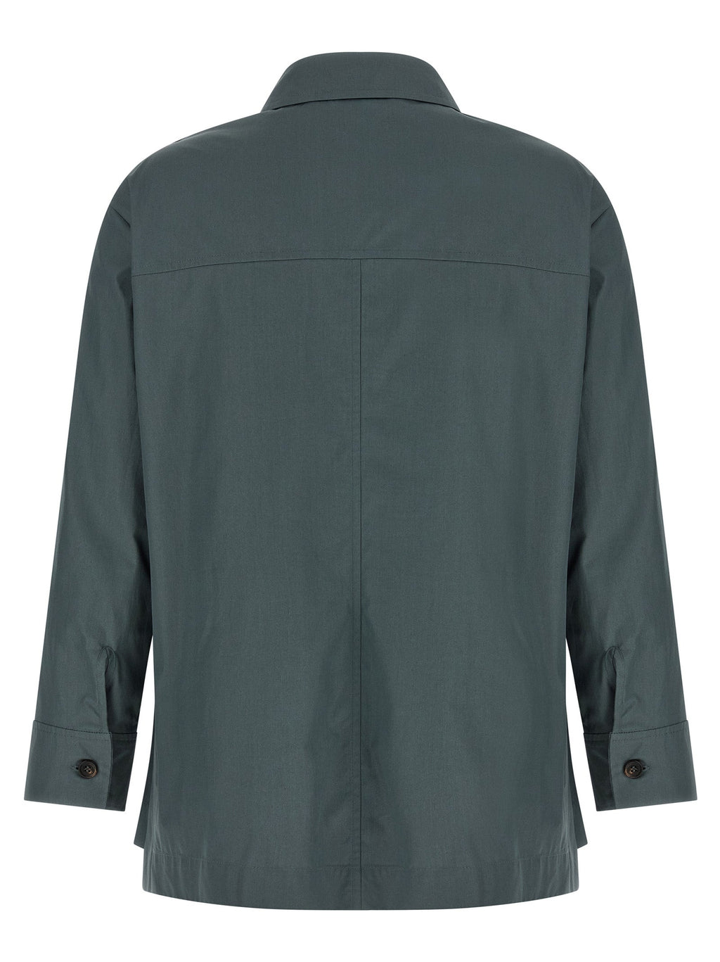 2026 New Arrival 'S Max Mara Gray Cotton Blouse