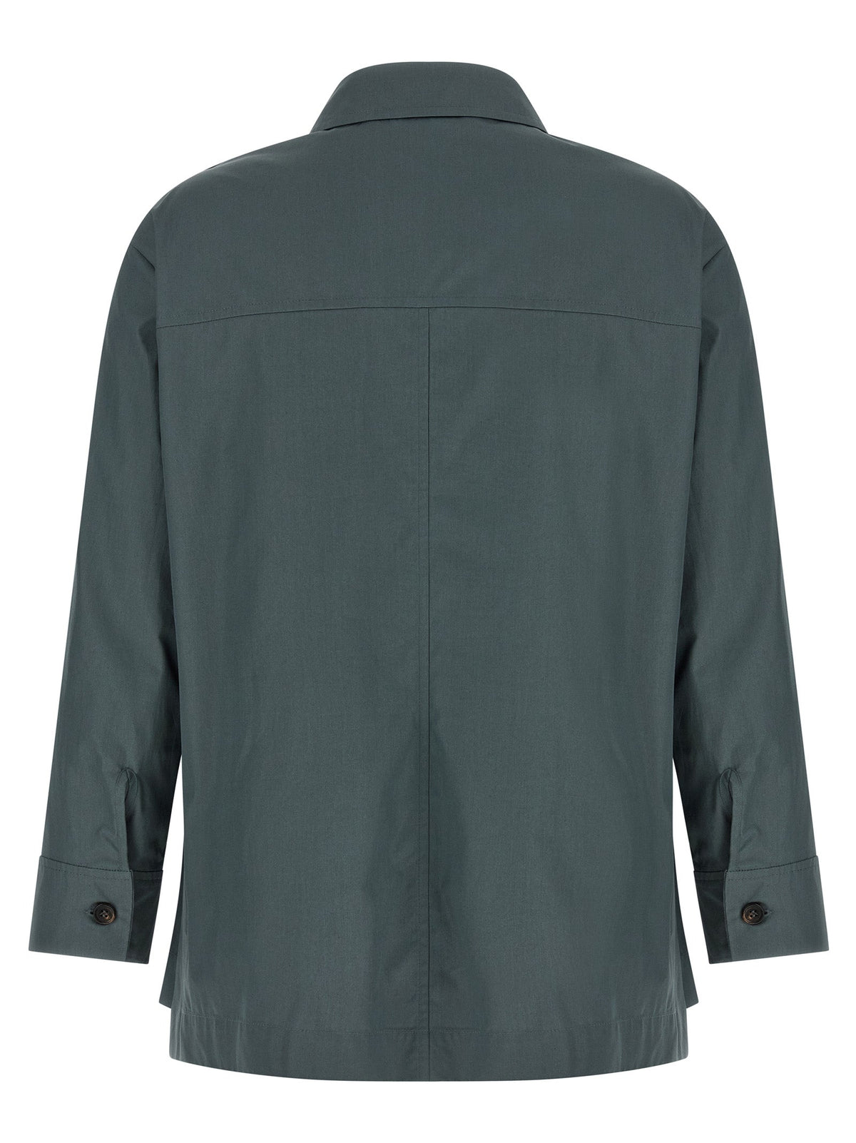 2026 New Arrival 'S Max Mara Gray Cotton Blouse