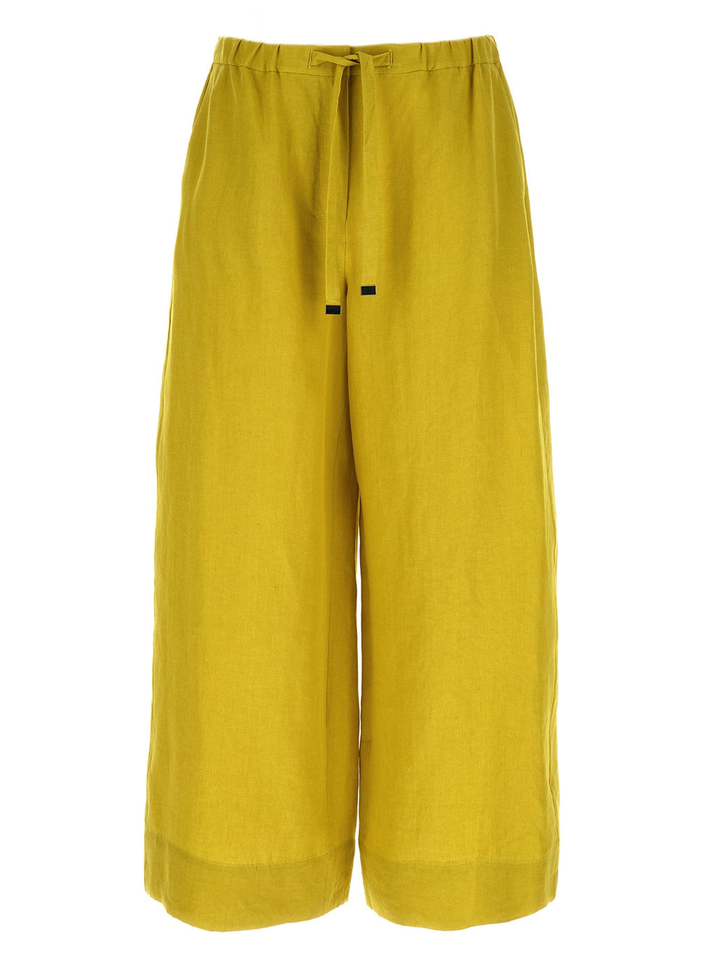 2026 New Arrival 'S Max Mara Bicolor Linen Casual Pants