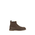 2026 New Arrival Brunello Cucinelli Brown Calf Leather Bos Taurus Chelsea Boots