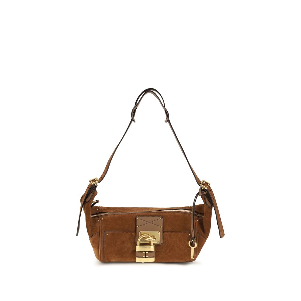 2026 New Arrival Chloé Brown Calf Leather Bos Taurus Shoulder Bag