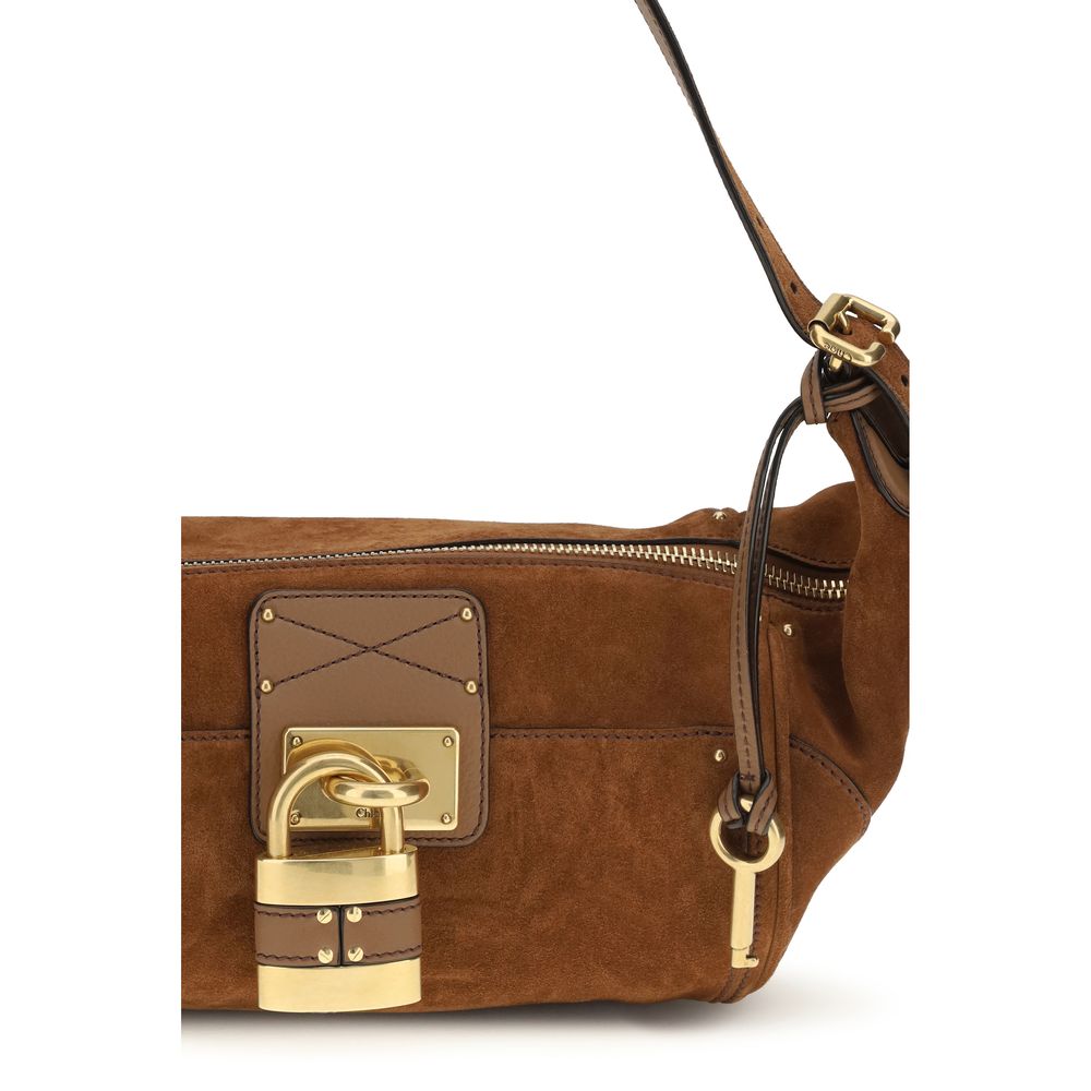2026 New Arrival Chloé Brown Calf Leather Bos Taurus Shoulder Bag