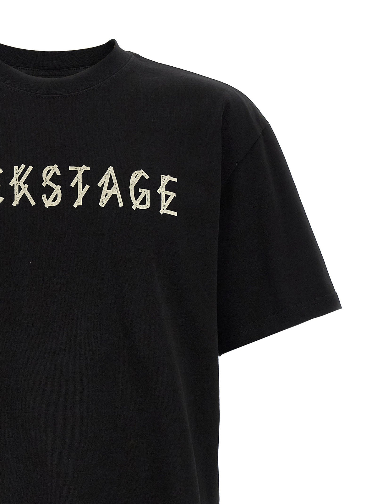 2026 New Arrival 44 Label Group Black Cotton T-Shirt