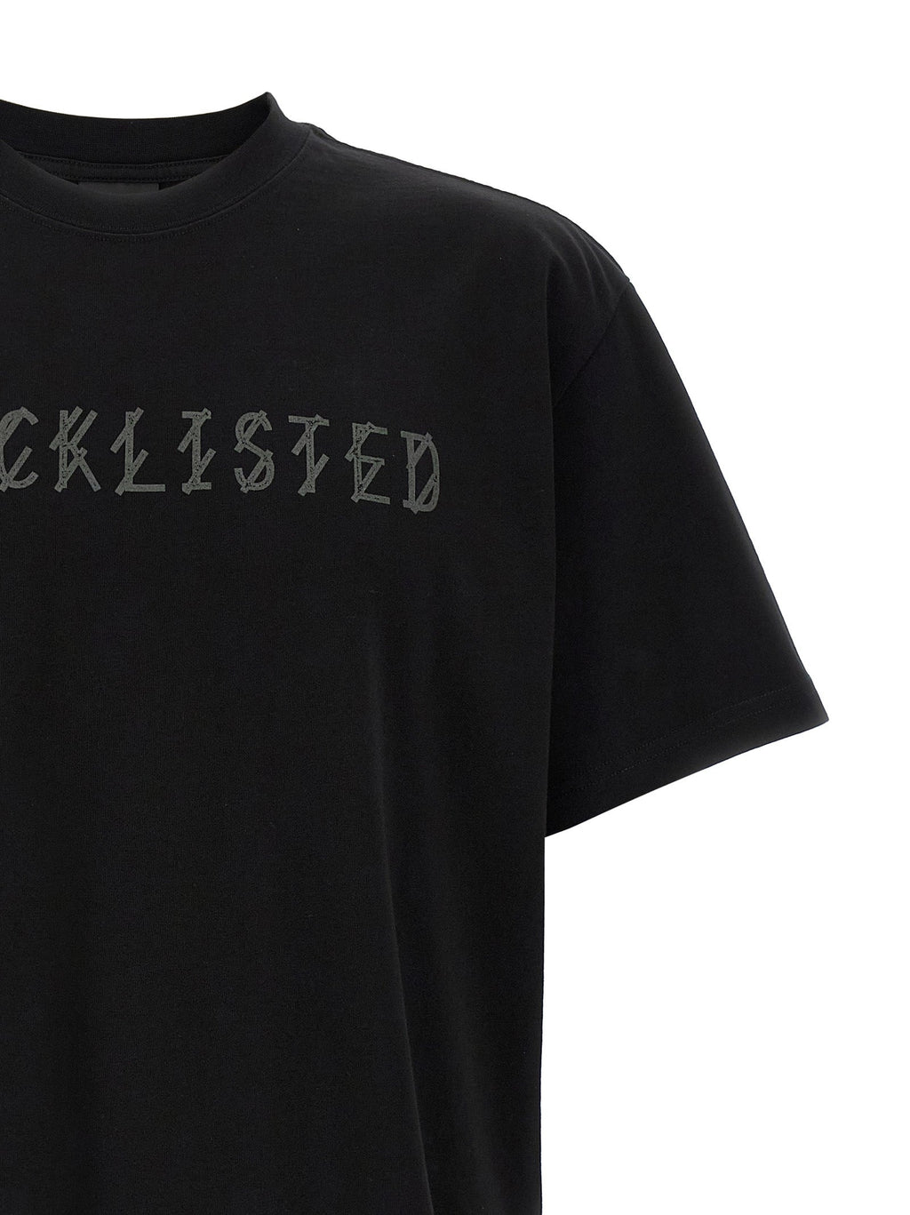 2026 New Arrival 44 Label Group Black Cotton T-Shirt