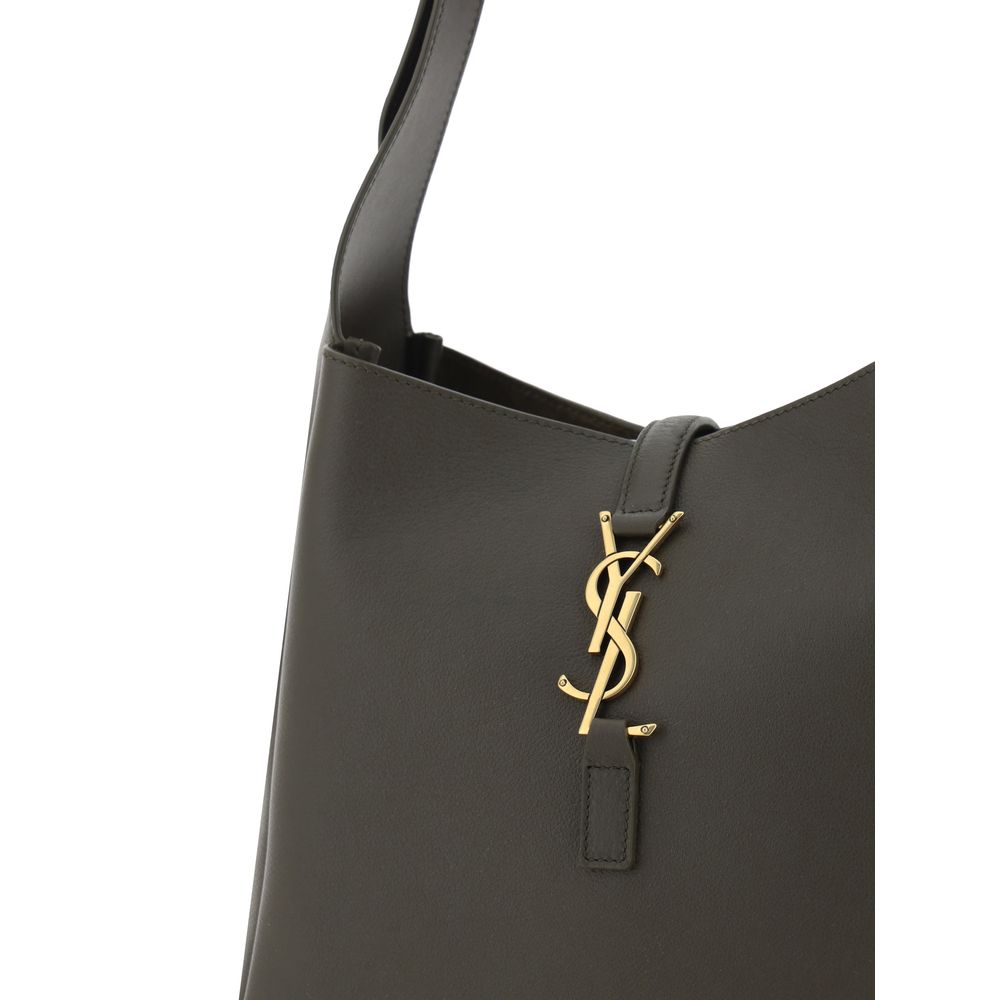 2026 New Arrival Saint Laurent Bicolor Calf Leather Bos Taurus Shoulder Bag