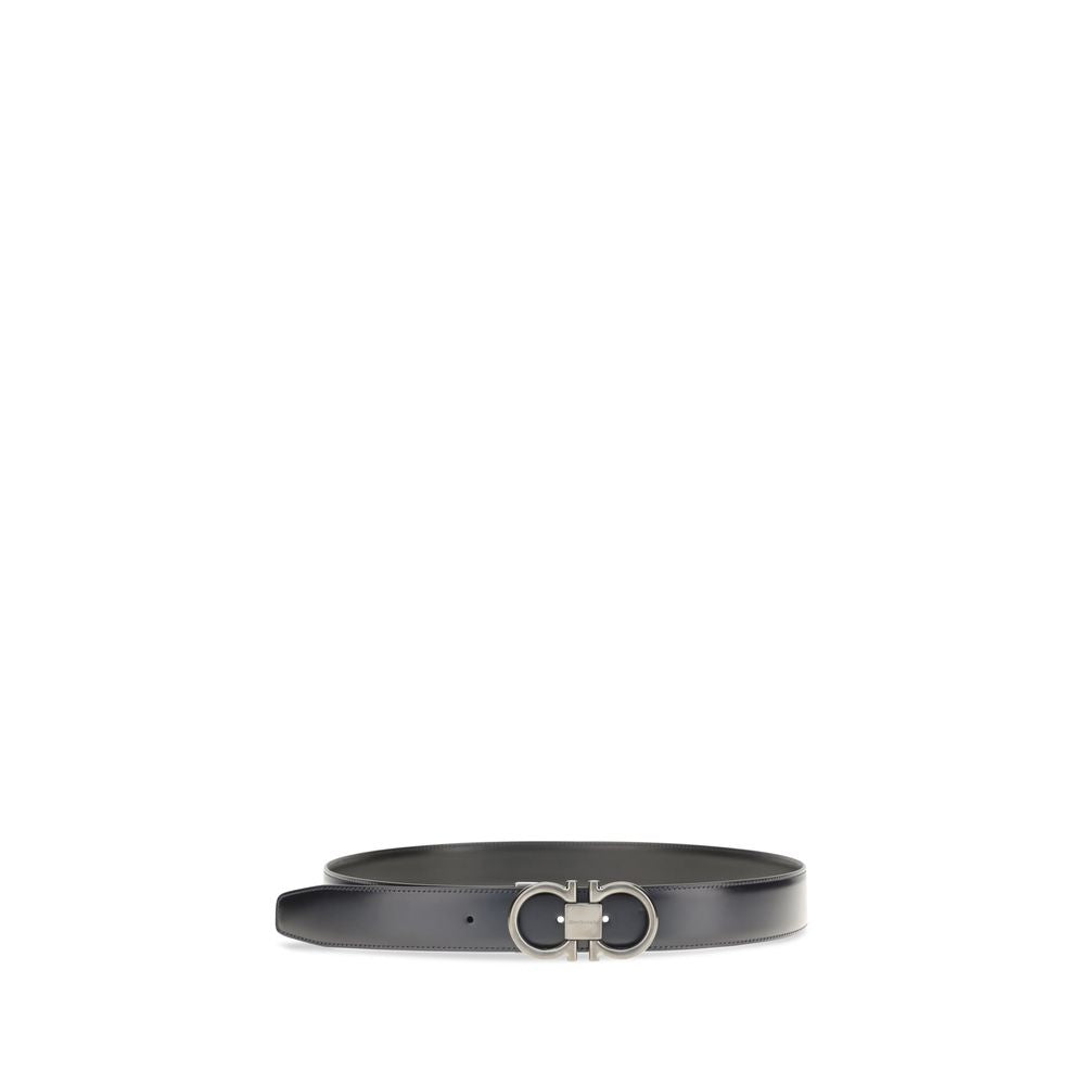 2026 New Arrival Ferragamo Blue Calf Leather Bos Taurus Regular Belt
