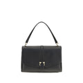 2026 New Arrival Ferragamo Black Calf Leather Bos Taurus Shoulder Bag