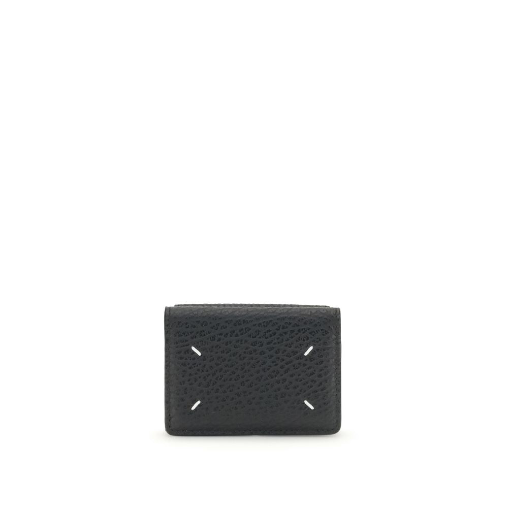 2026 New Arrival Maison Margiela Black Calf Leather Bos Taurus Wallet