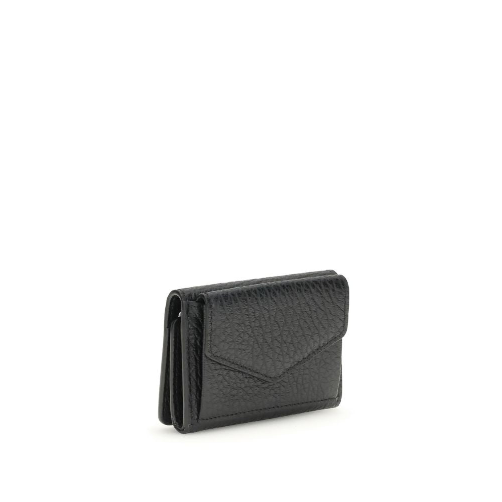2026 New Arrival Maison Margiela Black Calf Leather Bos Taurus Wallet