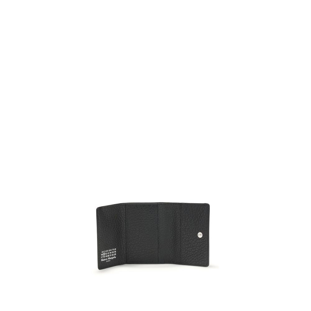 2026 New Arrival Maison Margiela Black Calf Leather Bos Taurus Wallet