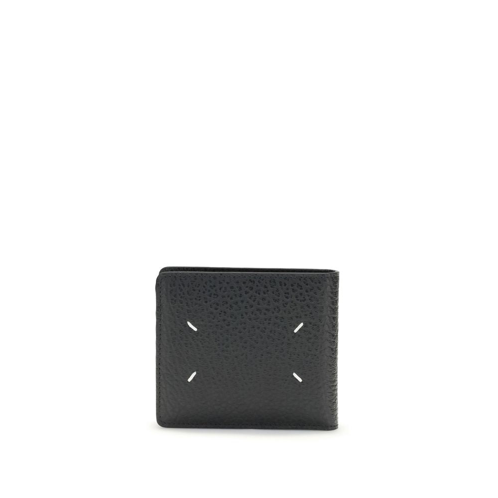 2026 New Arrival Maison Margiela Black Calf Leather Bos Taurus Wallet