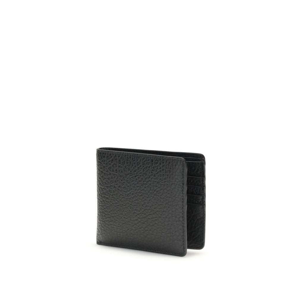 2026 New Arrival Maison Margiela Black Calf Leather Bos Taurus Wallet