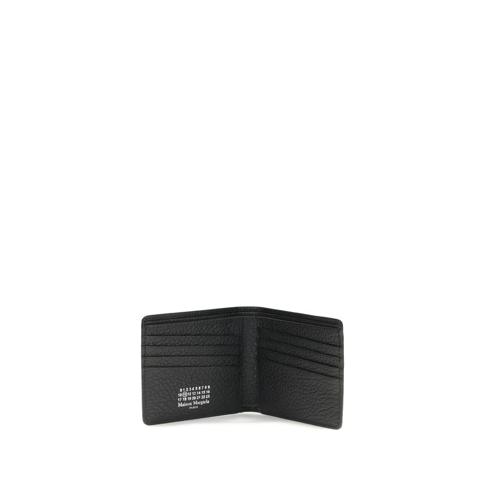2026 New Arrival Maison Margiela Black Calf Leather Bos Taurus Wallet
