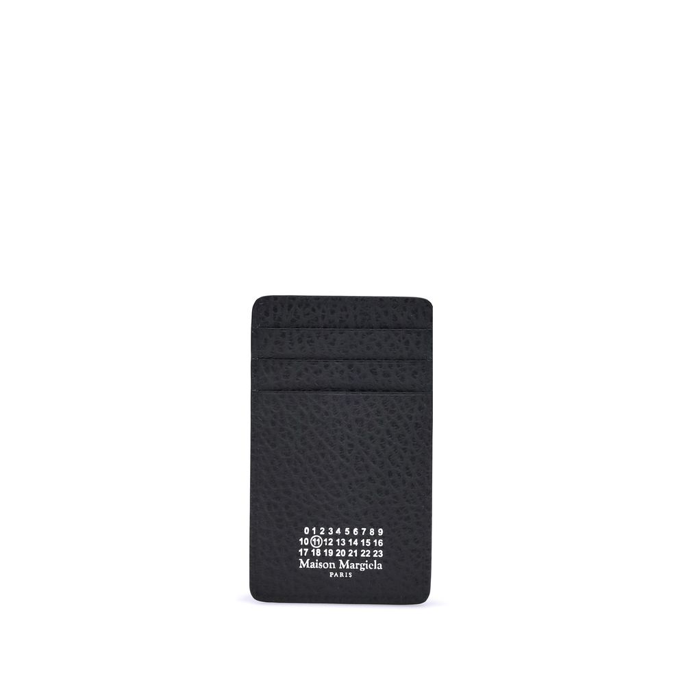 2026 New Arrival Maison Margiela Black Calf Leather Bos Taurus Wallet