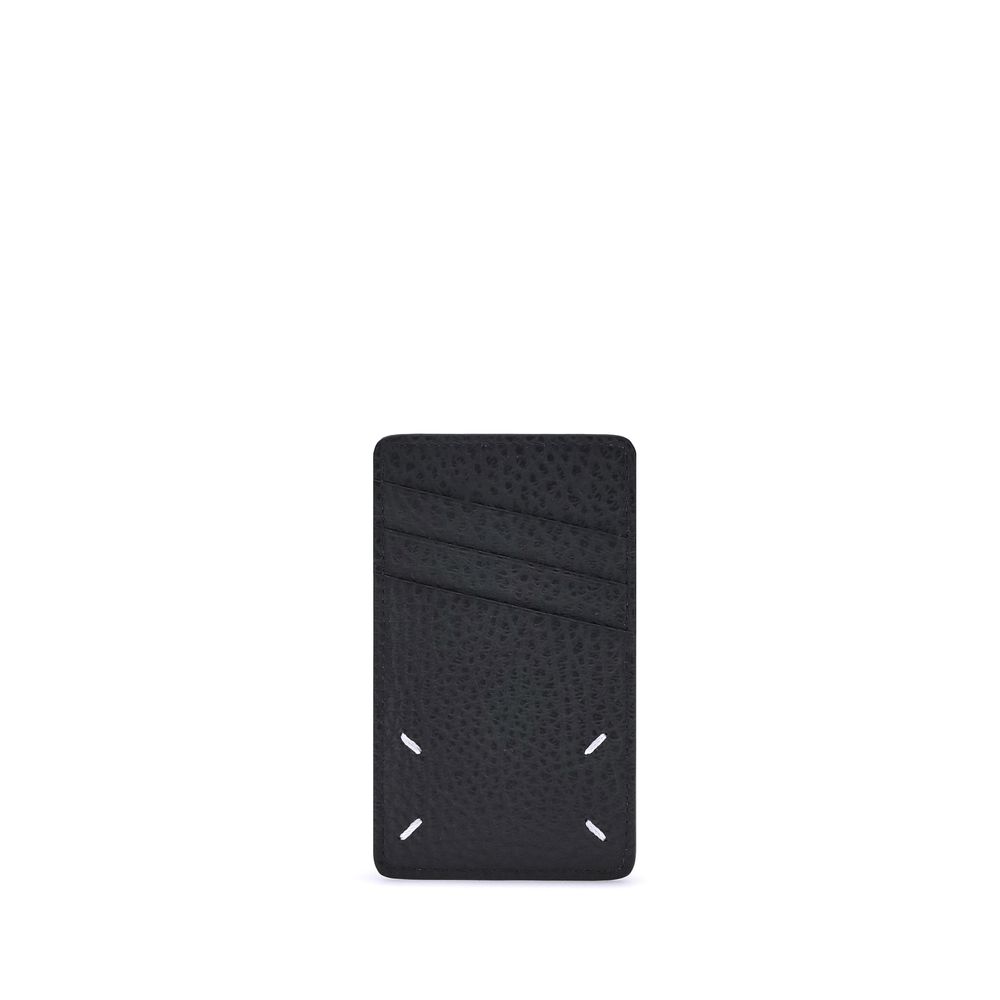 2026 New Arrival Maison Margiela Black Calf Leather Bos Taurus Wallet