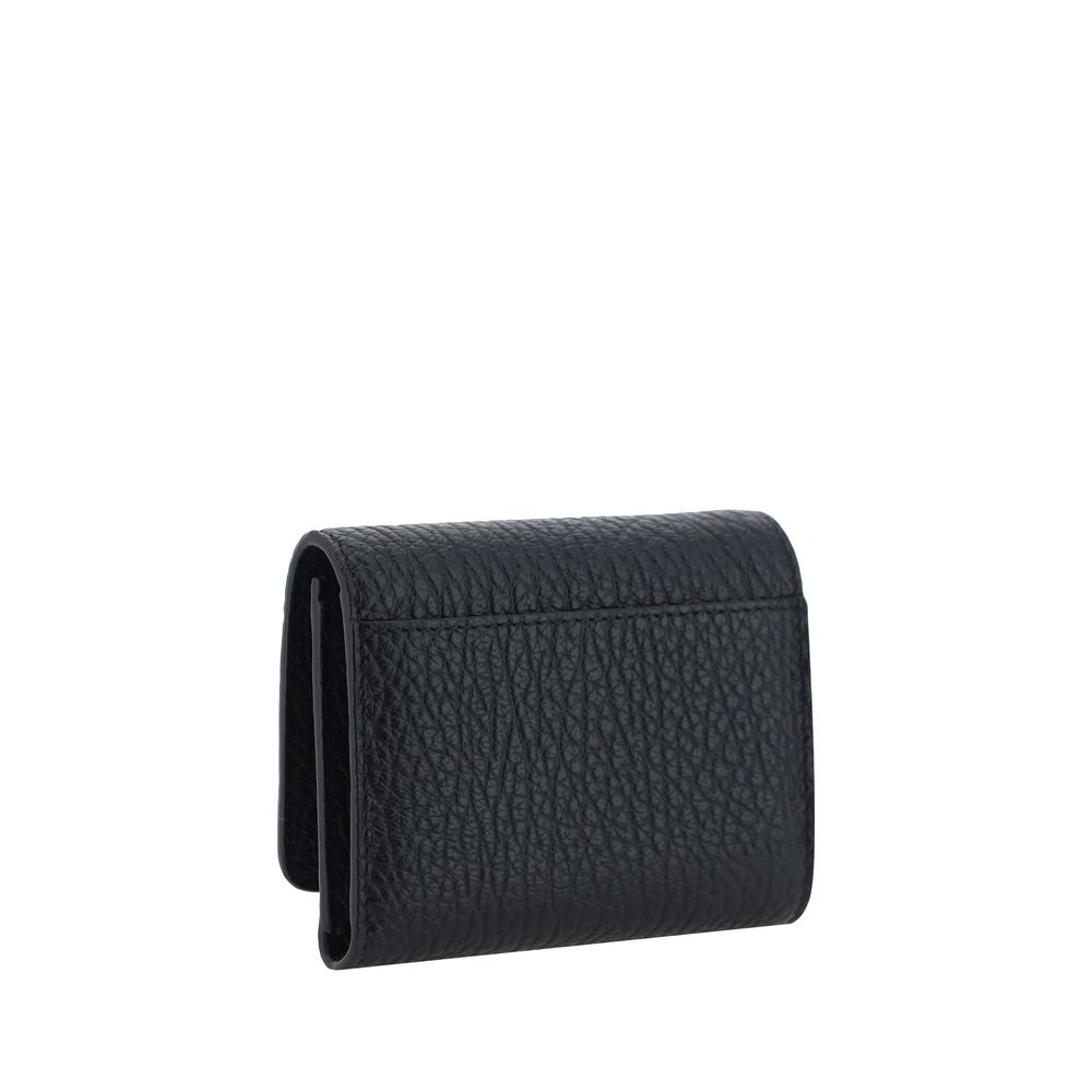 2026 New Arrival Maison Margiela Black Calf Leather Bos Taurus Wallet