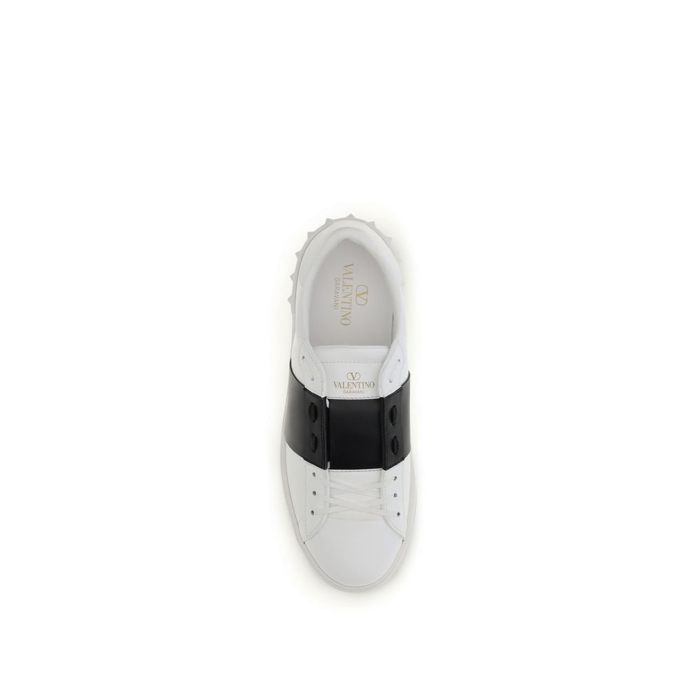 2026 New Arrival Valentino Garavani Blue Calf Leather Bos Taurus Low Top Sneakers