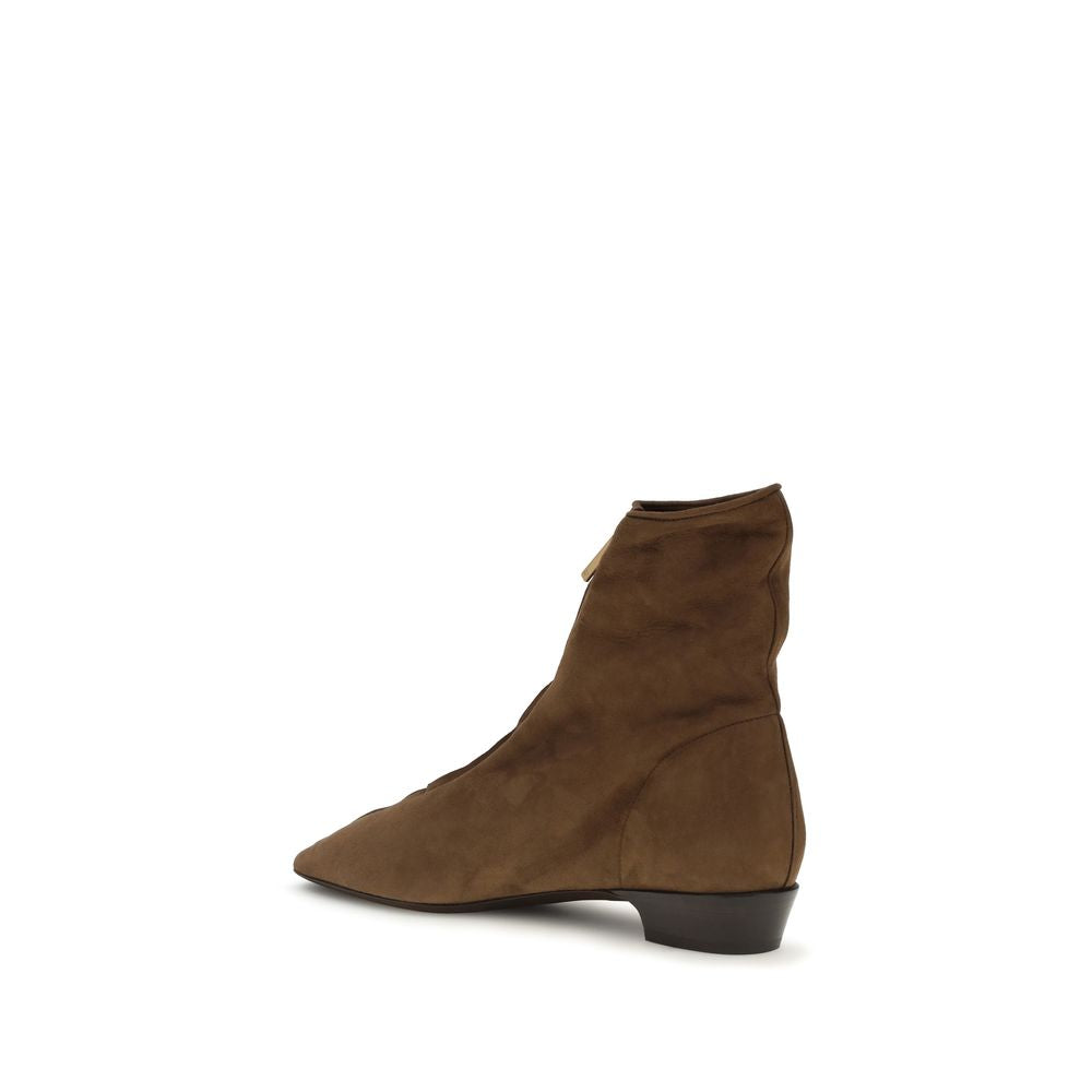2026 New Arrival Herbert Levine Brown Calf Leather Bos Taurus Ankle Boots