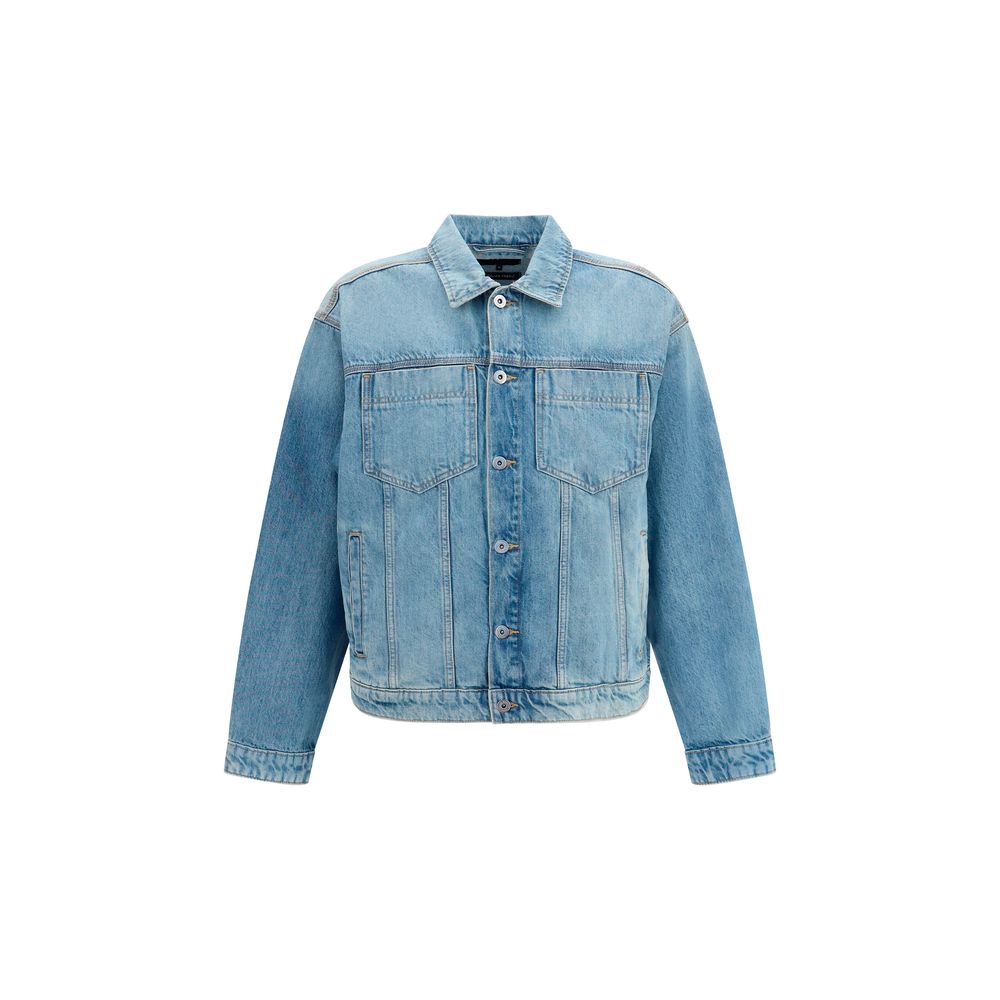 2026 New Arrival 7FOR Blue Cotton Denim Jacket