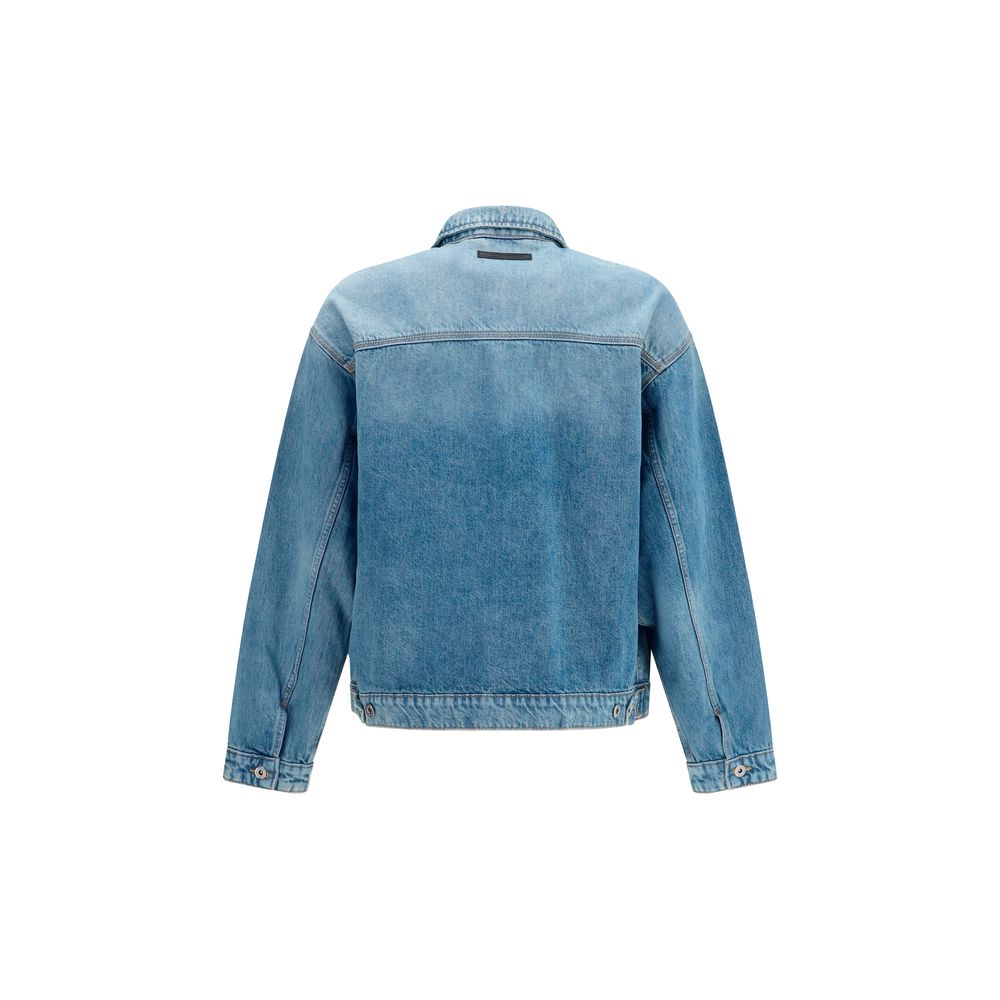 2026 New Arrival 7FOR Blue Cotton Denim Jacket