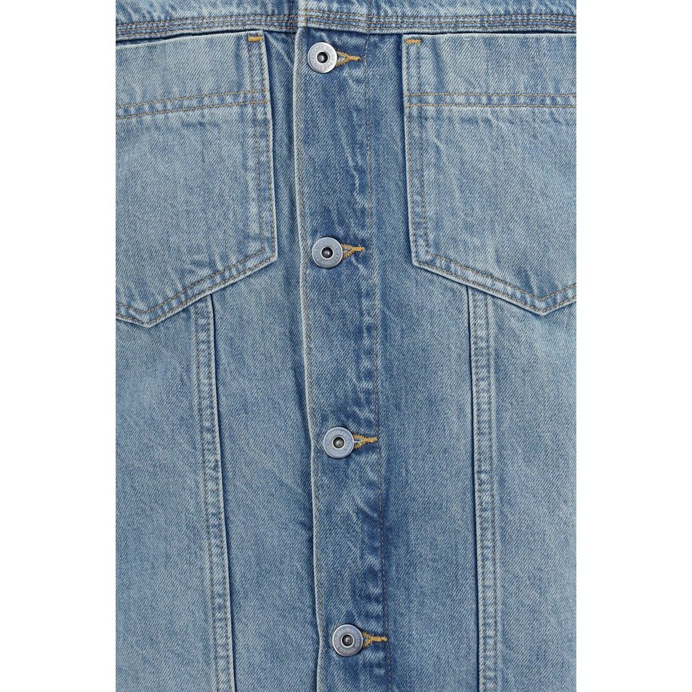 2026 New Arrival 7FOR Blue Cotton Denim Jacket