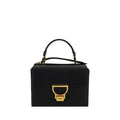 2026 New Arrival Coccinelle Black Calf Leather Bos Taurus Shoulder Bag