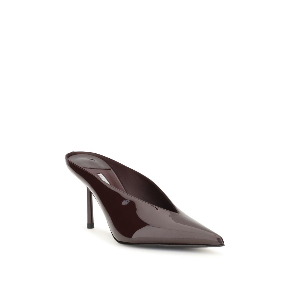 2026 New Arrival LE SILLA Bordeaux Calf Leather Bos Taurus Mules