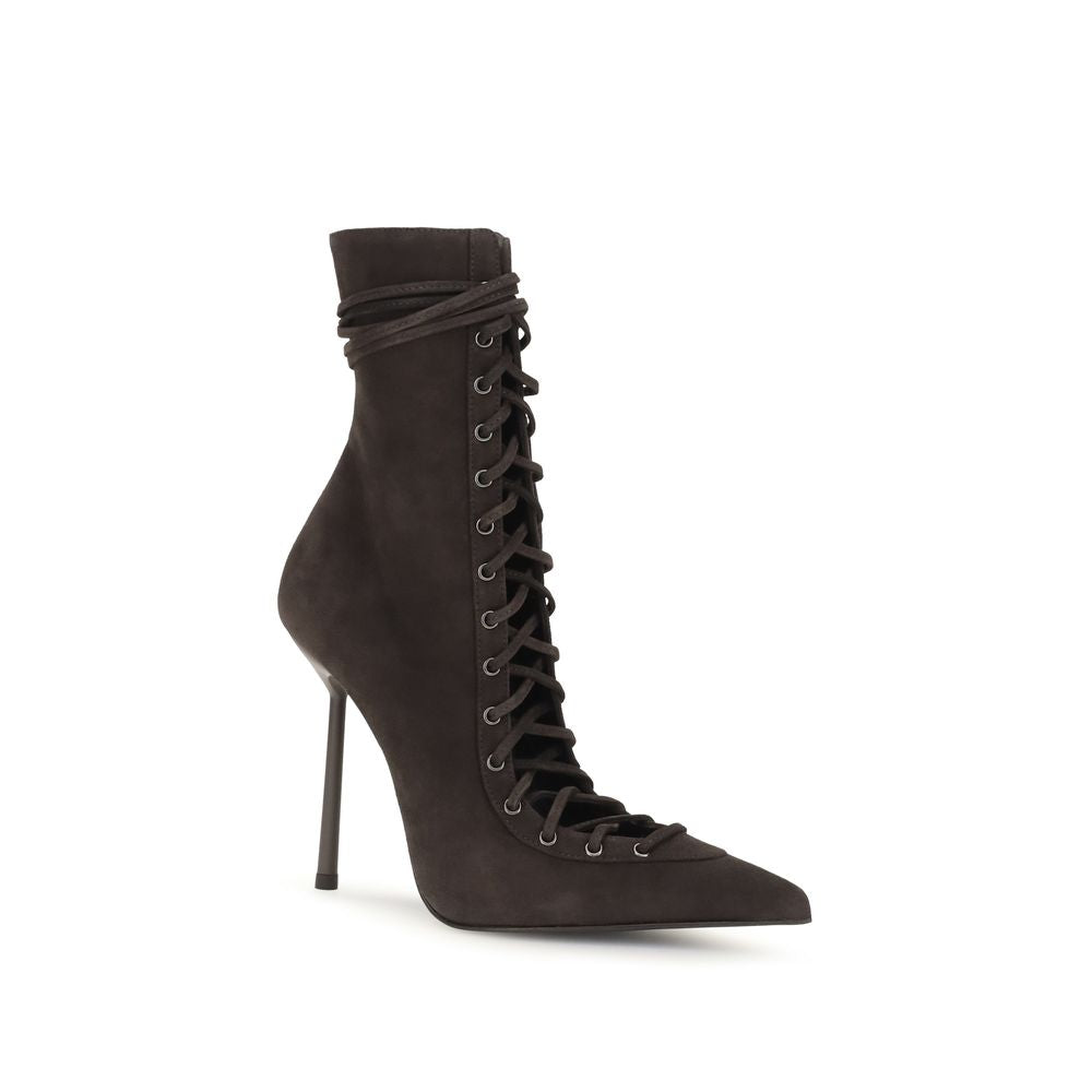 2026 New Arrival LE SILLA Brown Calf Leather Bos Taurus Lace-Up Boots