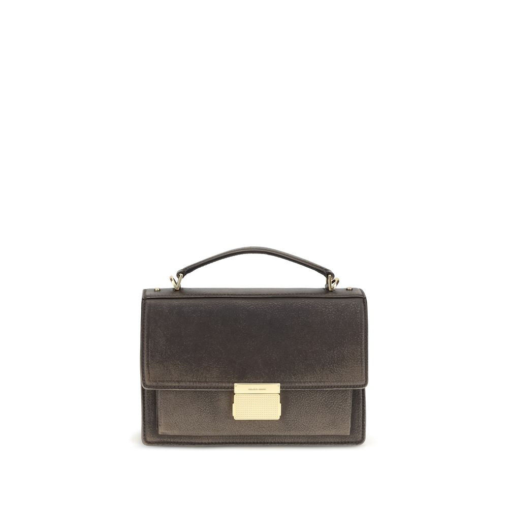 2026 New Arrival Golden Goose Brown Calf Leather Bos Taurus Handbag