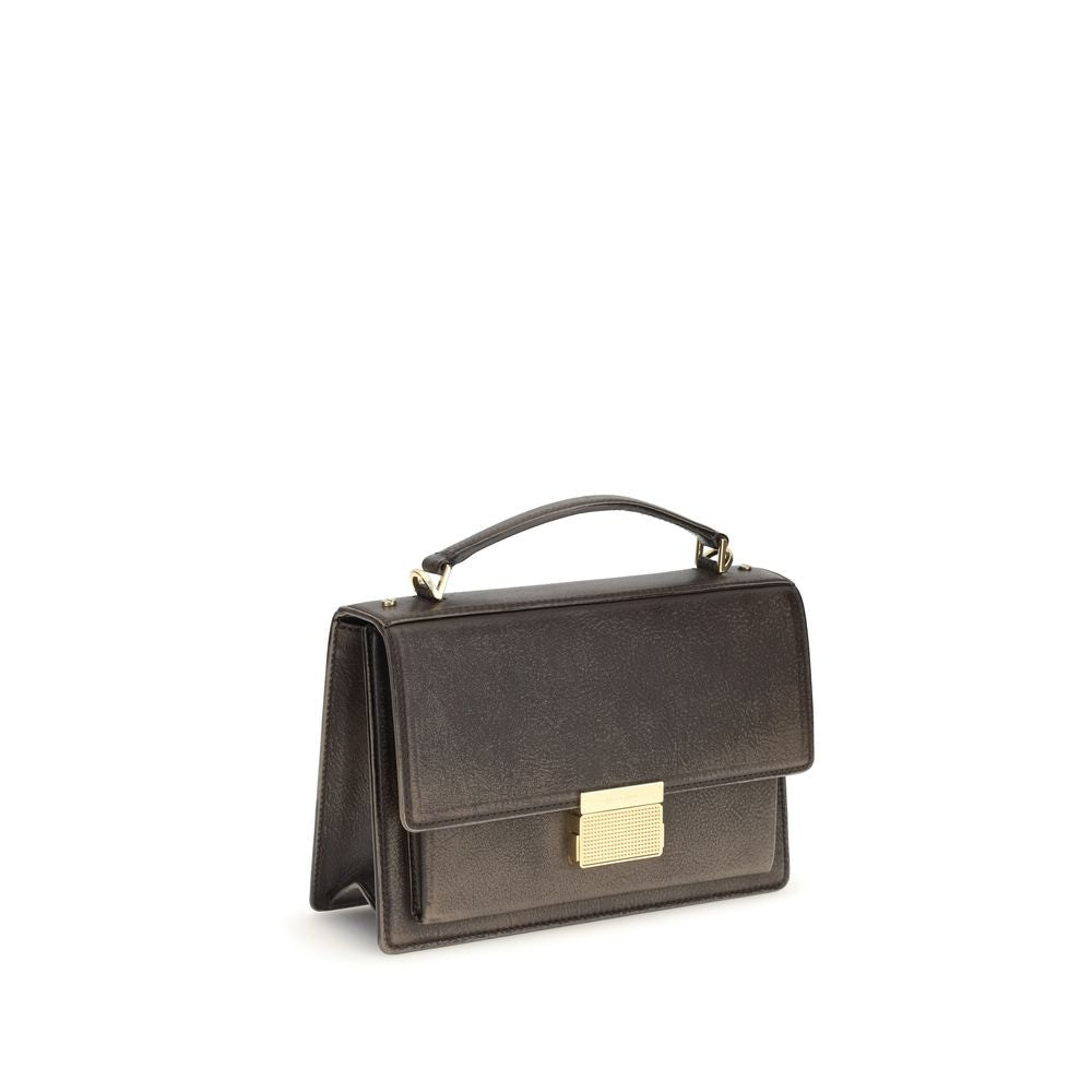 2026 New Arrival Golden Goose Brown Calf Leather Bos Taurus Handbag