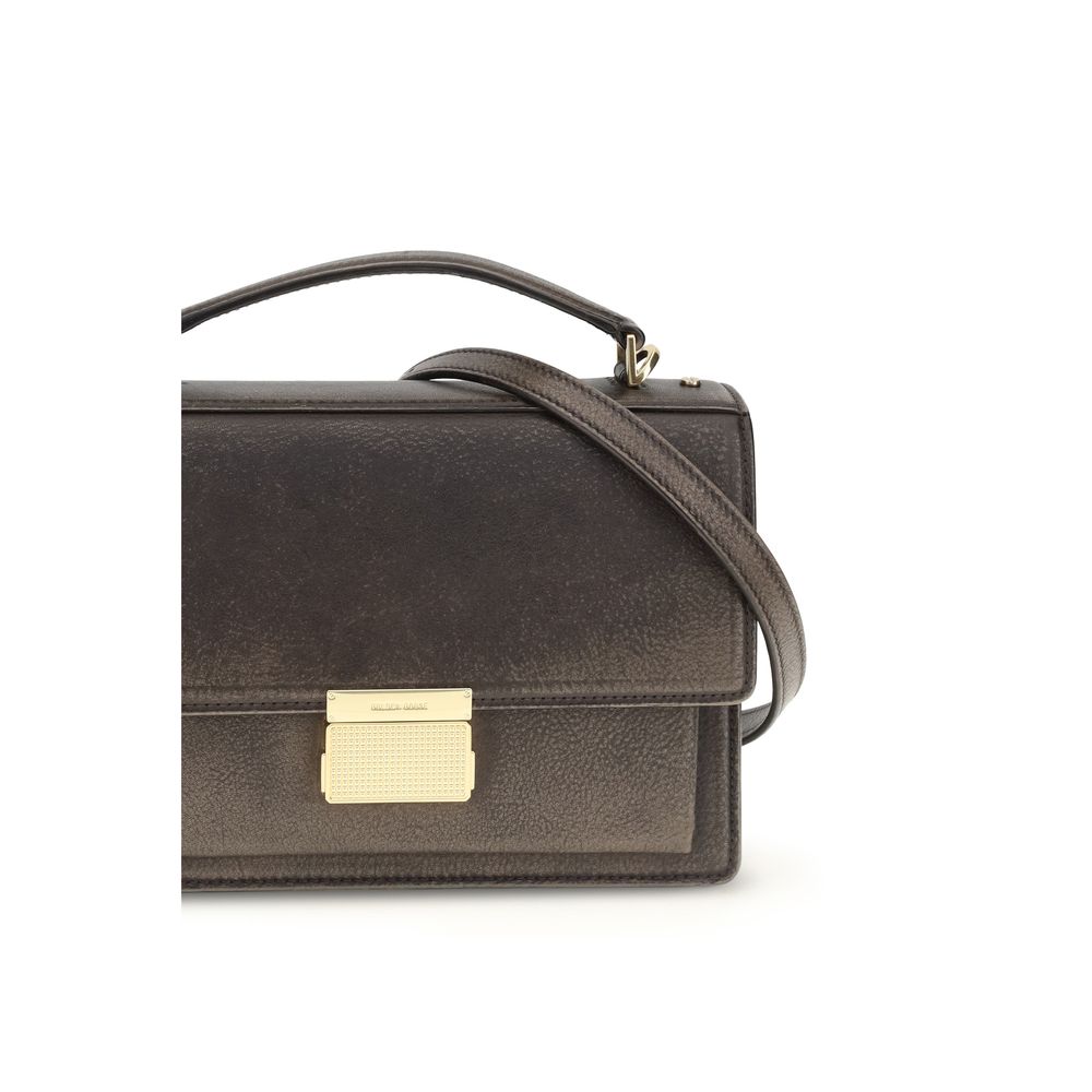 2026 New Arrival Golden Goose Brown Calf Leather Bos Taurus Handbag