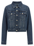 2026 New Arrival 7 For All Mankind Blue Cotton Denim Jacket