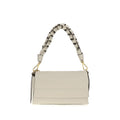 2026 New Arrival Coccinelle Beige Calf Leather Bos Taurus Shoulder Bag