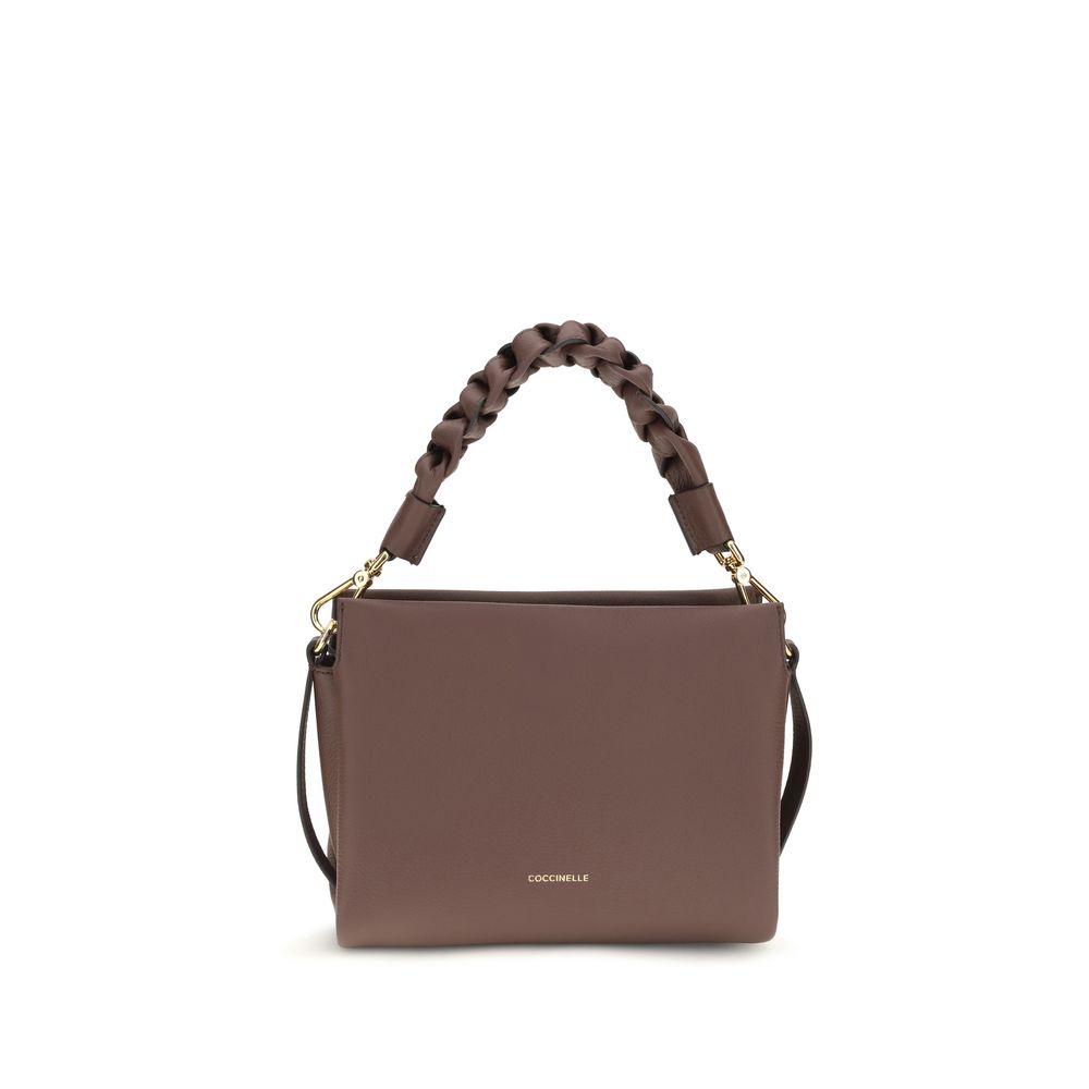 2026 New Arrival Coccinelle Bicolor Calf Leather Bos Taurus Handbag