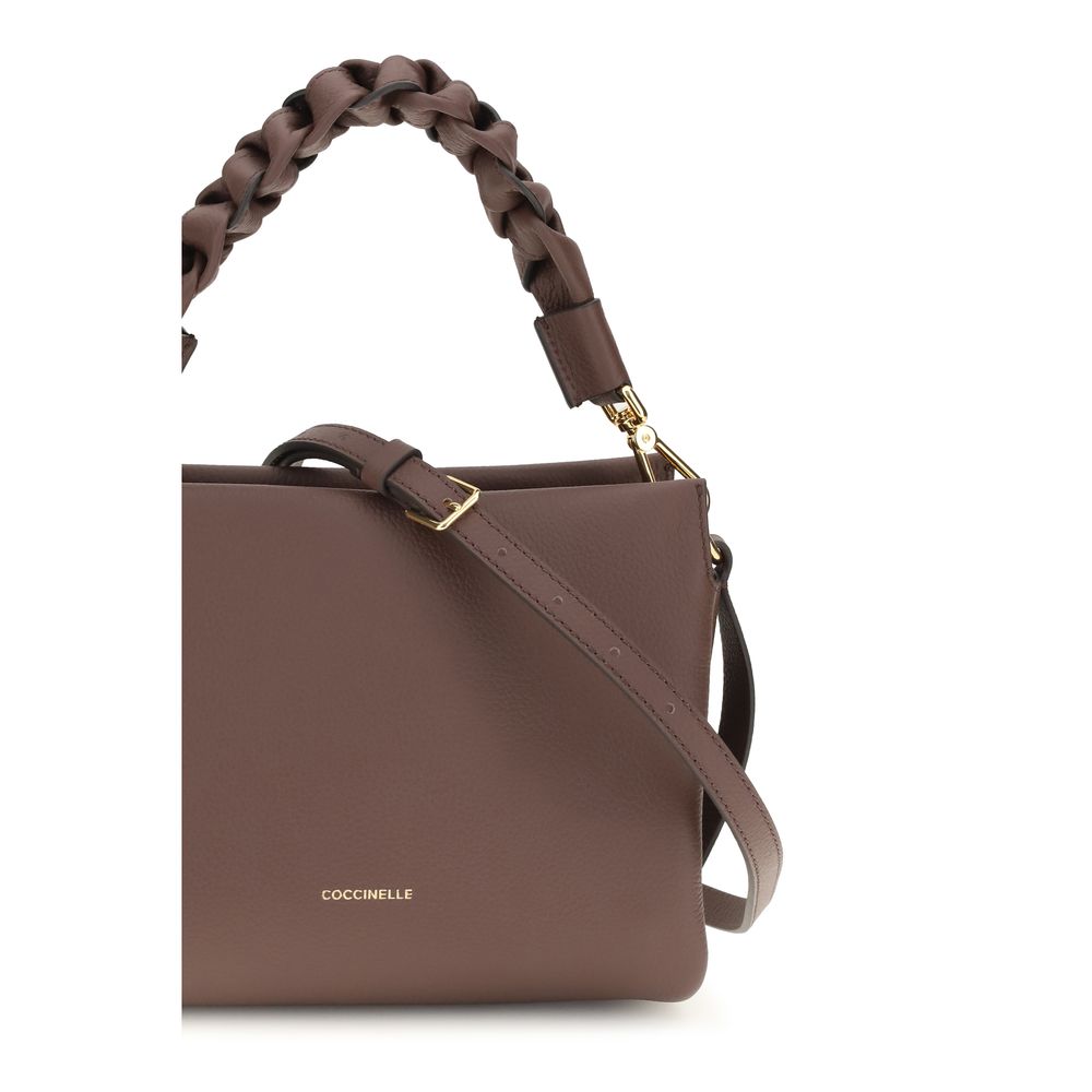 2026 New Arrival Coccinelle Bicolor Calf Leather Bos Taurus Handbag