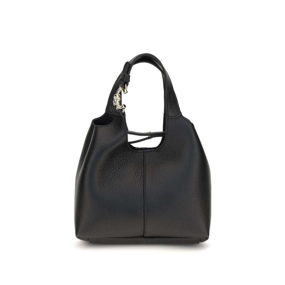 2026 New Arrival Coccinelle Black Calf Leather Bos Taurus Shoulder Bag