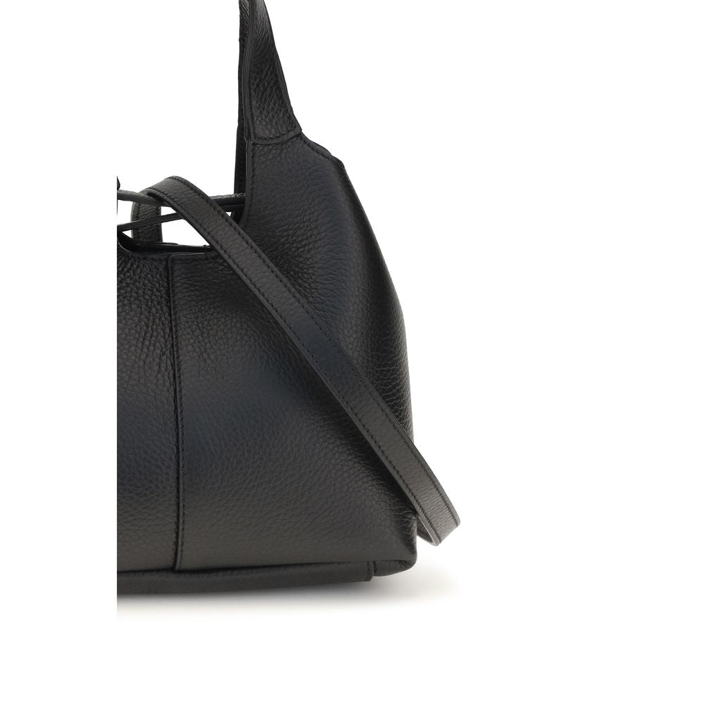 2026 New Arrival Coccinelle Black Calf Leather Bos Taurus Shoulder Bag