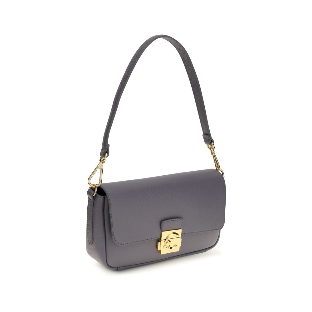 2026 New Arrival Coccinelle Blue Calf Leather Bos Taurus Shoulder Bag