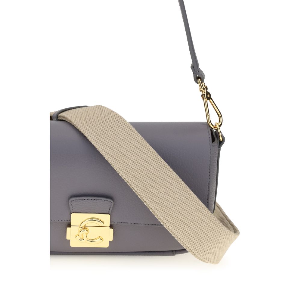 2026 New Arrival Coccinelle Blue Calf Leather Bos Taurus Shoulder Bag
