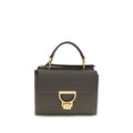 2026 New Arrival Coccinelle Brown Calf Leather Bos Taurus Handbag
