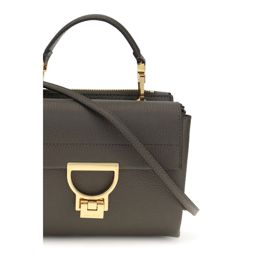 2026 New Arrival Coccinelle Brown Calf Leather Bos Taurus Handbag