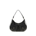 2026 New Arrival Coccinelle Black Calf Leather Bos Taurus Shoulder Bag